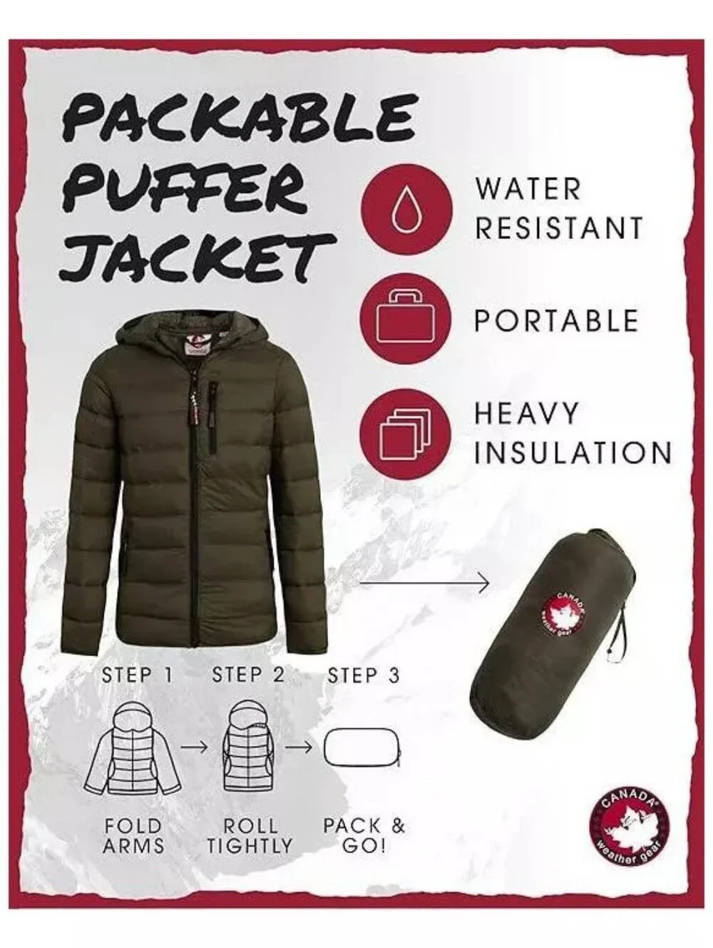 Canada Weathergear Light Puffer Coat